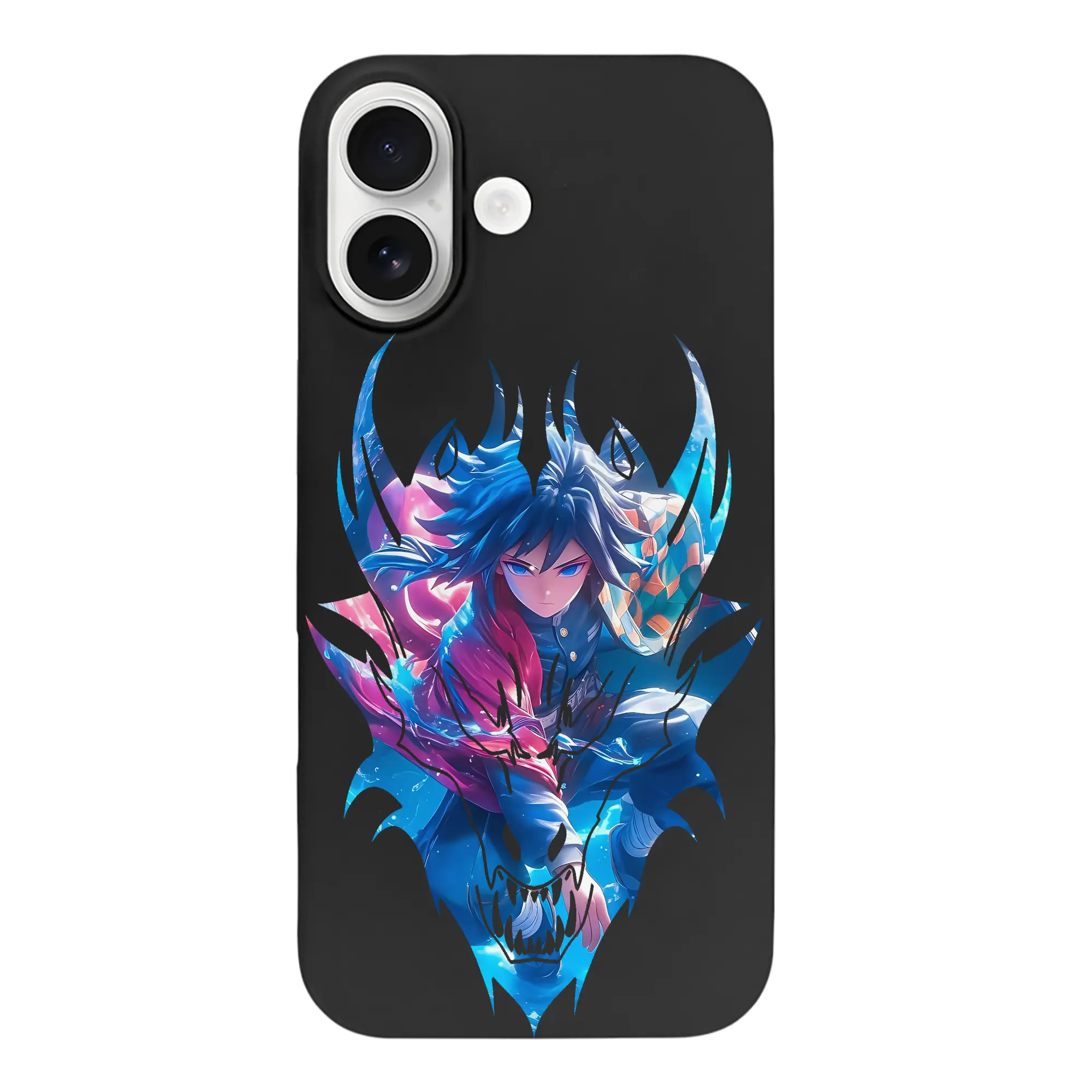 鬼滅の刃 グッズ,冨岡 義勇 - iPhone 17 シリーズ シリコンケース 薄型 耐衝撃 指紋防止 ソフトタッチカバー 精密フィット 傷防止 保護ケース iPhone 17/17 Air/17 Pro/17 Pro Max 対応